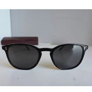 Oliver Peoples FINLEY VINTAGE SUN OV5397SU Black /Gray Polarized 1005P1 New 49mm